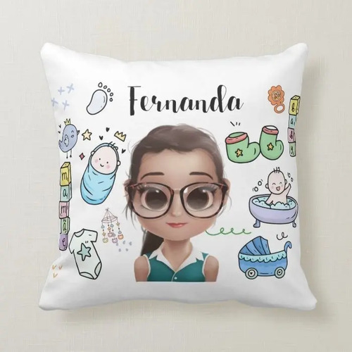 Kit Almofada e Caneca Personalizados para Mãe de Menino