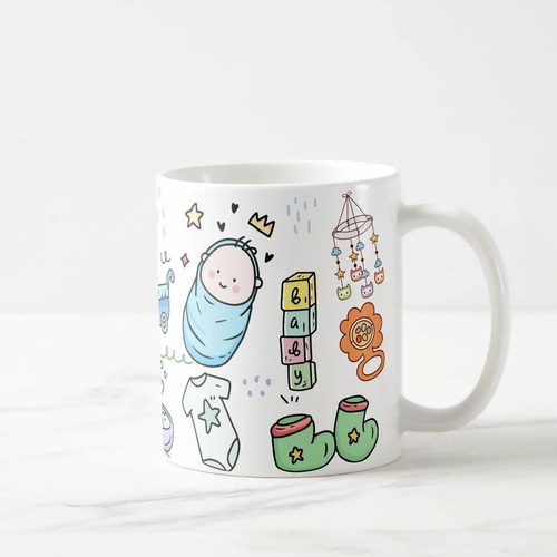 Kit Almofada e Caneca Personalizados para Mãe de Menino