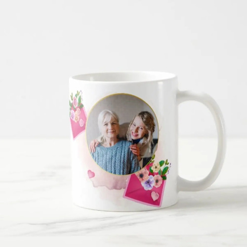 Kit Almofada e Caneca Personalizada com Foto Dia das Mães
