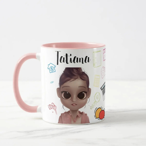 Caneca Corretora de Imóveis Presente Criativo Imobiliária