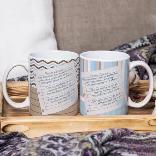 Conjunto Personalizado para Batismo para Padrinhos com Nomes