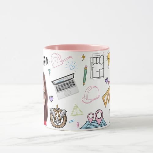 Caneca Arquiteta Presente Criativo Arquitetura