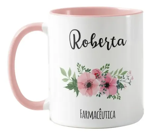Caneca Personalizada Farmácia Profissão Farmacêutica - Casamento (Madrinhas)