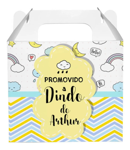 Caneca Personalizada Promovido a Dindos - Chuva de Benção