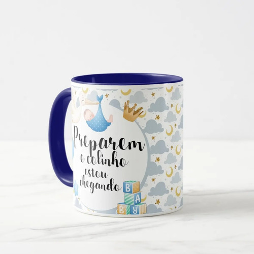 Caneca Personalizada para Anunciar Gravidez Amigos Família
