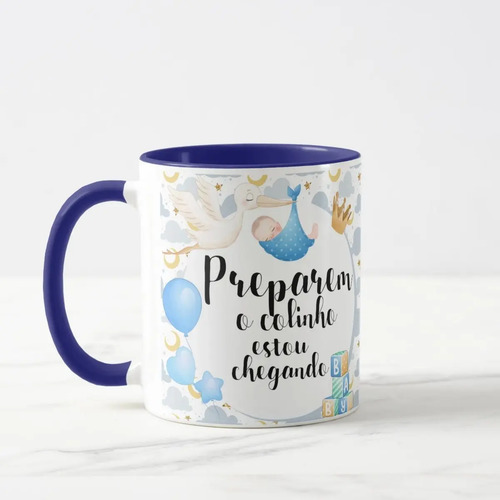 Caneca Personalizada para Anunciar Gravidez Amigos Família