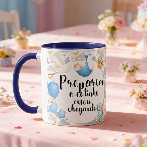 Caneca Personalizada para Anunciar Gravidez Amigos Família - Anúncio de Gravidez (Família/Geral)