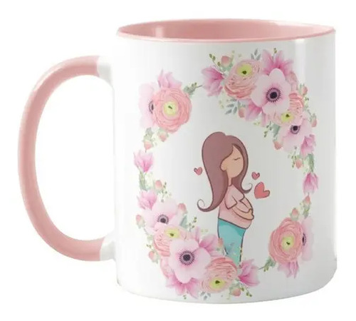 Caneca Gestante - Dia das Mães - Família (Mãe)