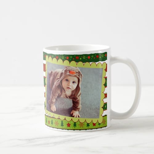 Caneca Personalizada Presente de Natal com Nome Foto Família