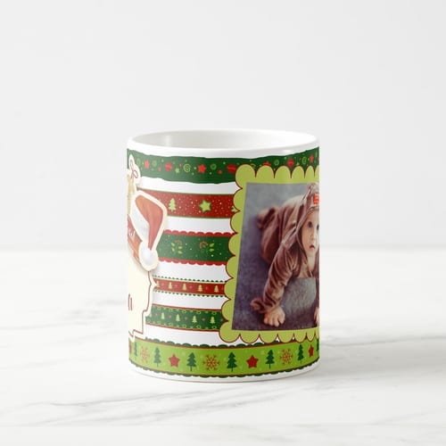 Caneca Personalizada Presente de Natal com Nome Foto Família