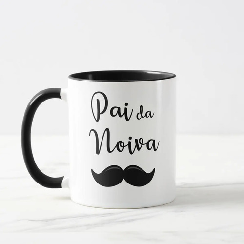 Caneca Casamento Lembrança Familia Convite Pai da Noiva - Casamento (Convidados)