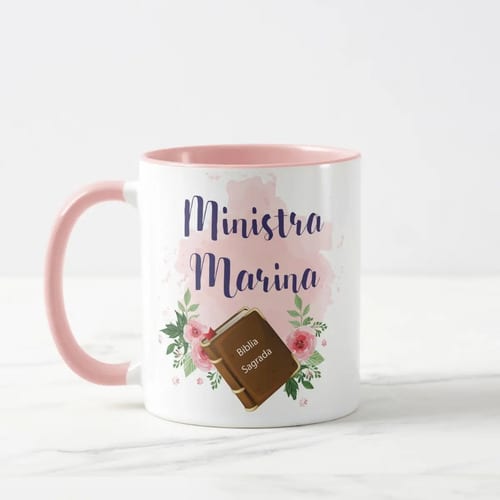 Caneca Presente Personalizado para Ministra de Casamento