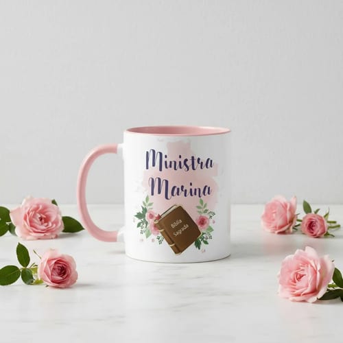 Caneca Presente Personalizado para Ministra de Casamento