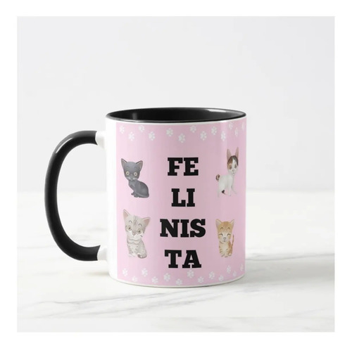 Caneca Personalizada Felinista Gatos - Pet (Dono de Gato)