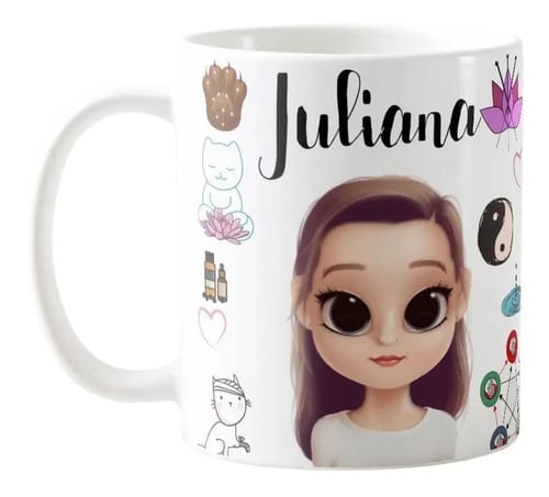 Caneca Presente Criativo Acupunturista Acupuntura Animal - Profissões (Médico(a))