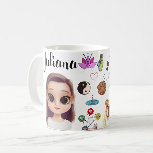 Caneca Presente Criativo Acupunturista Acupuntura Animal