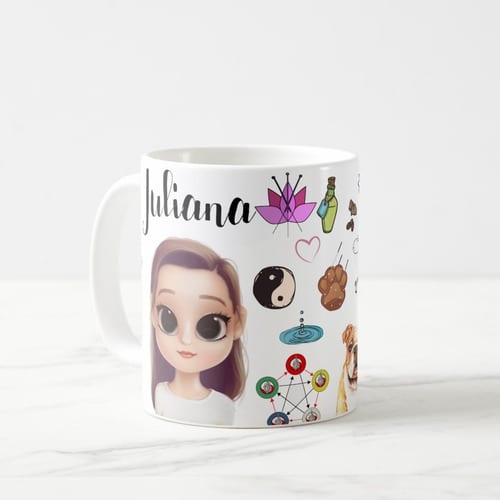 Caneca Presente Criativo Acupunturista Acupuntura Animal
