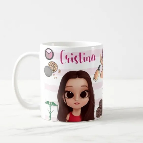 Caneca Personalizada Profissão Esteticista Presente Criativo