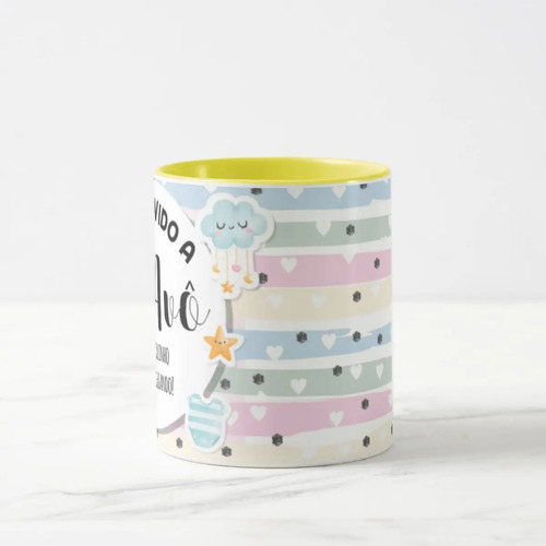 Caneca Personalizada Anúncio De Gravidez Gestação Tio Avô
