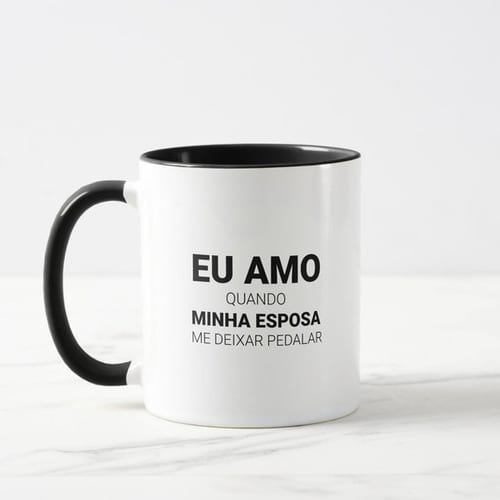 Caneca Personalizada Amo minha Esposa Ciclista