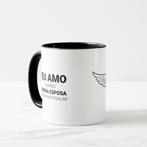 Caneca Personalizada Amo minha Esposa Ciclista