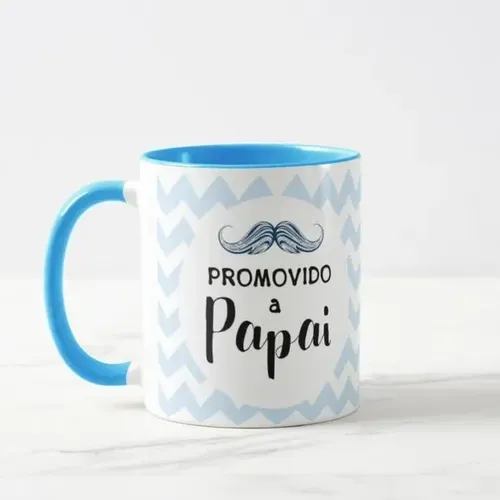 Caneca Personalizada Gestação Promovido a Papai