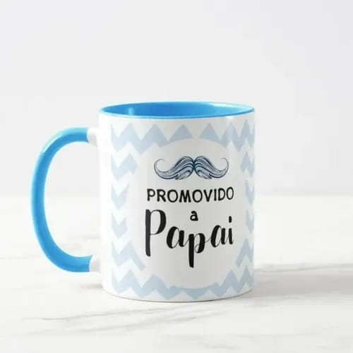 Caneca Personalizada Gestação Promovido a Papai