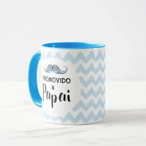 Caneca Personalizada Gestação Promovido a Papai