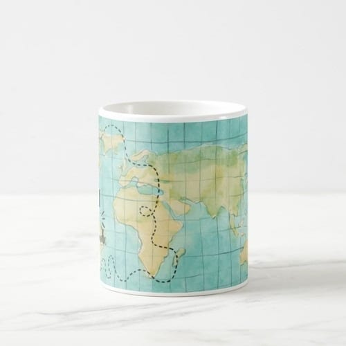 Caneca Personalizada de Turismo Keep Calm And Viaje o Mundo