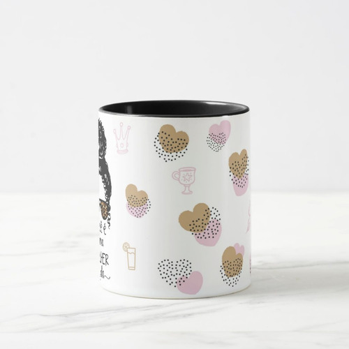 Caneca Mulher Cacheada Presente Personalizado Com Frase