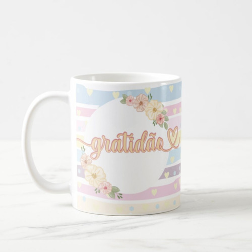 Caneca Divertida Feminina de Presente Agradecimento Gratidão