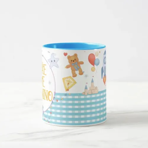 Caneca Surpresa Para Revelar Gravidez - Mãe De Menino
