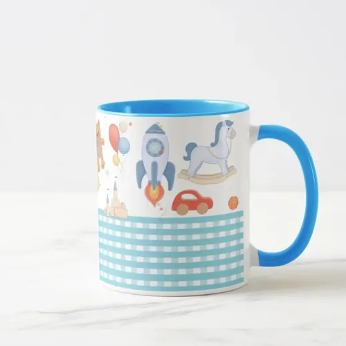 Caneca Surpresa Para Revelar Gravidez - Mãe De Menino