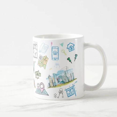 Caneca Presente Personalizado para Corretora de Imóveis