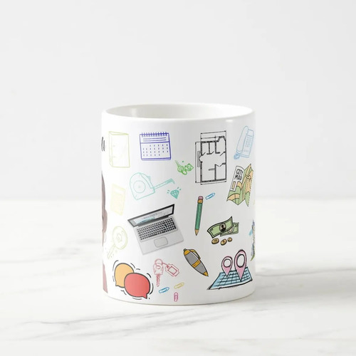 Caneca Presente Personalizado para Corretora de Imóveis