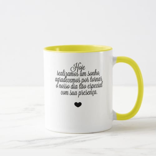 Caneca Presente De Casamento Floral Para Mãe Da Noiva