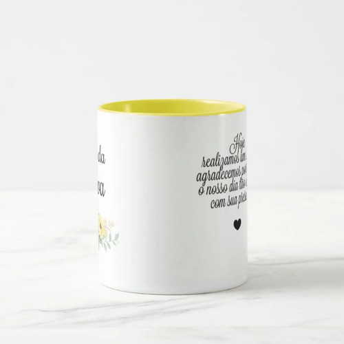 Caneca Presente De Casamento Floral Para Mãe Da Noiva
