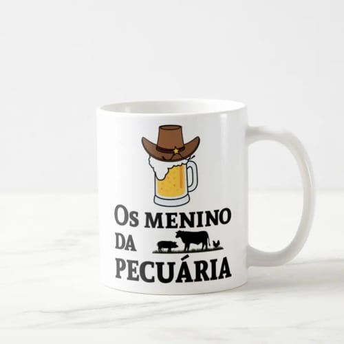 Caneca Presente Especial Personalizado os Menino da Pecuária