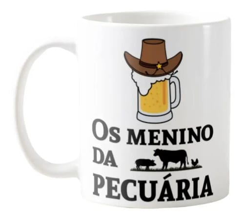 Caneca Presente Especial Personalizado os Menino da Pecuária - Outros (pecuaria)