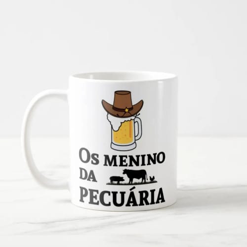 Caneca Presente Especial Personalizado os Menino da Pecuária