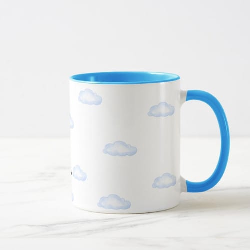 Caneca Presente Anúncio de Gravidez Criativo Chuva de Benção