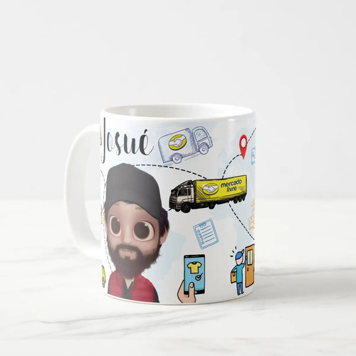 Caneca Presente Personalizado Posto de Coleta Logística