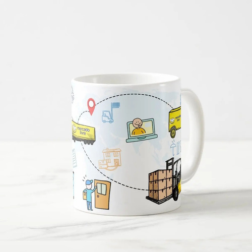 Caneca Presente Personalizado Posto de Coleta Logística