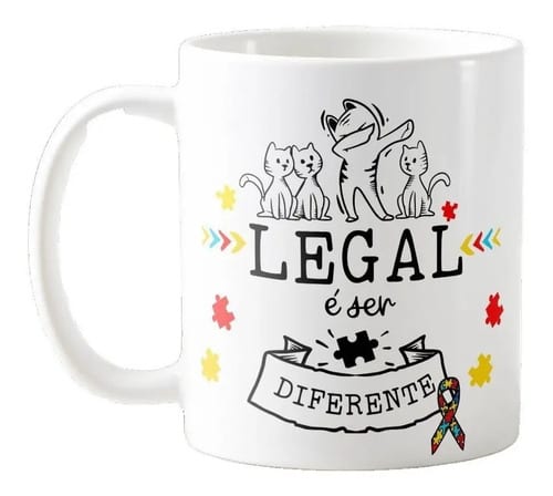 Caneca Personalizada Presente Especial Autismo Atípico