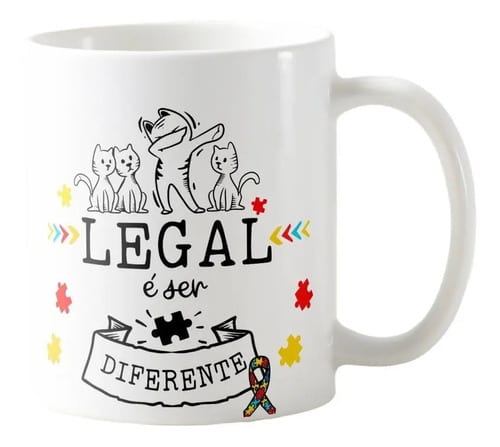 Caneca Personalizada Presente Especial Autismo Atípico