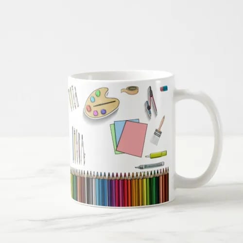 Caneca Presente Dia dos Professores Educação Artística Artes