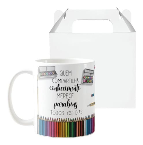 Caneca Presente Dia dos Professores Educação Artística Artes - Dia dos Professores (Artes Visuais)