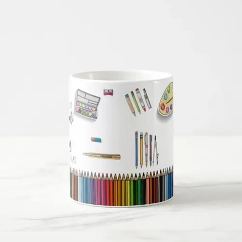 Caneca Presente Dia dos Professores Educação Artística Artes