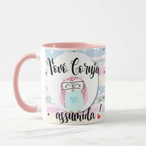 Caneca Presente Personalizado para Avó Especial Vovó Coruja