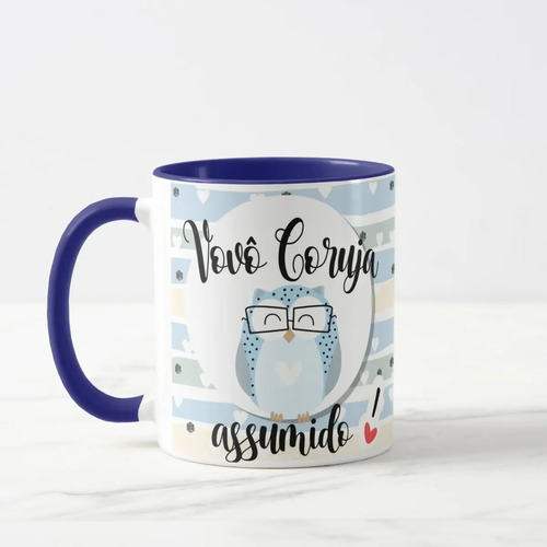 Caneca Presente Personalizado para Avô Especial Vovô Coruja